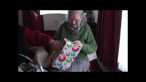 Auntie Jean Charles - 91st Birthday - Opening Presents at Home - Feb 2008 Auntie Jean Charles - 91st Birthday - Opening Presents at Home - Feb 2008